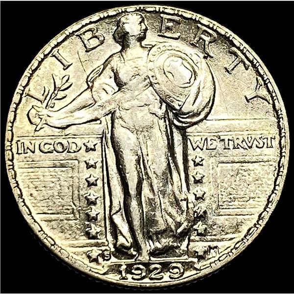 1929-S Silver Standing Liberty Quarter CLOSELY UNCIRCULATED