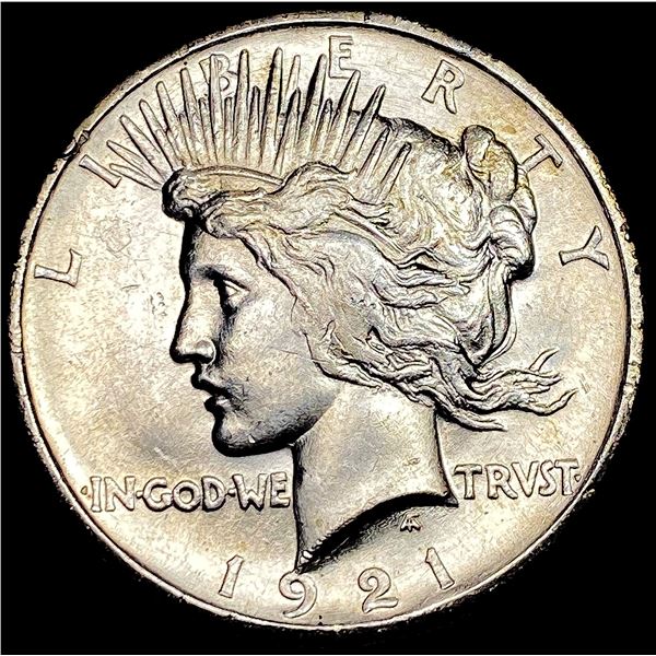 1921 Silver Peace Dollar CLOSELY UNCIRCULATED