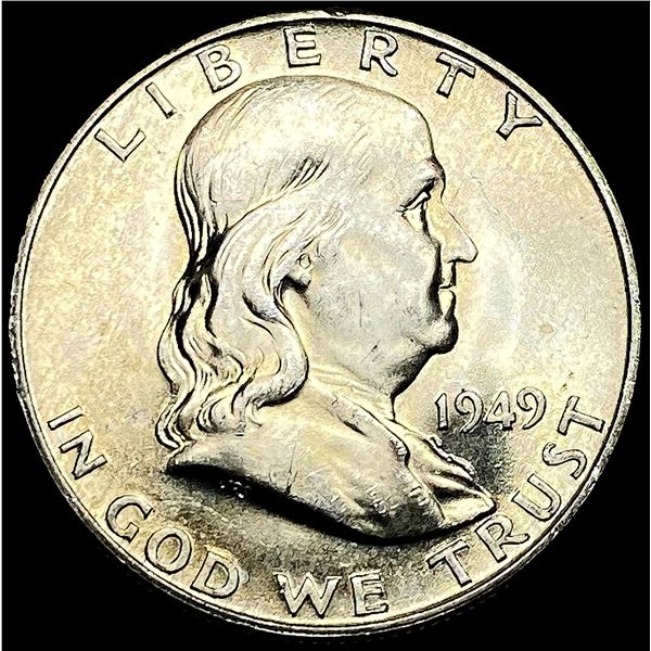 1949-D Silver Half Dollar Franklin UNCIRCULATED