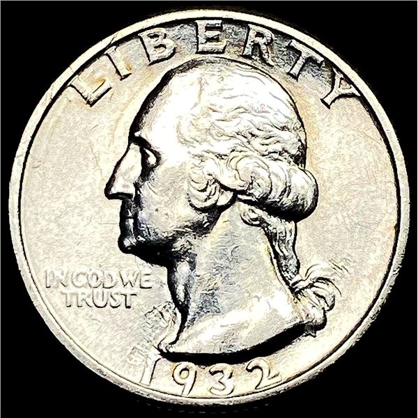 1932 Silver Washington Quarter CLOSELY UNCIRCULATED
