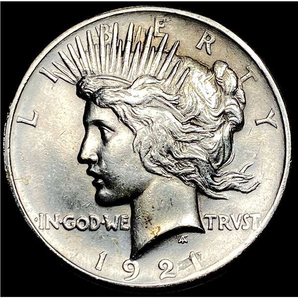 1921 Silver Peace Dollar CLOSELY UNCIRCULATED