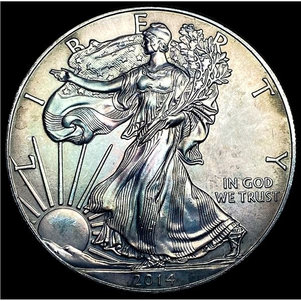 2014 1 oz Silver American Eagle $1 SUPERB GEM BU