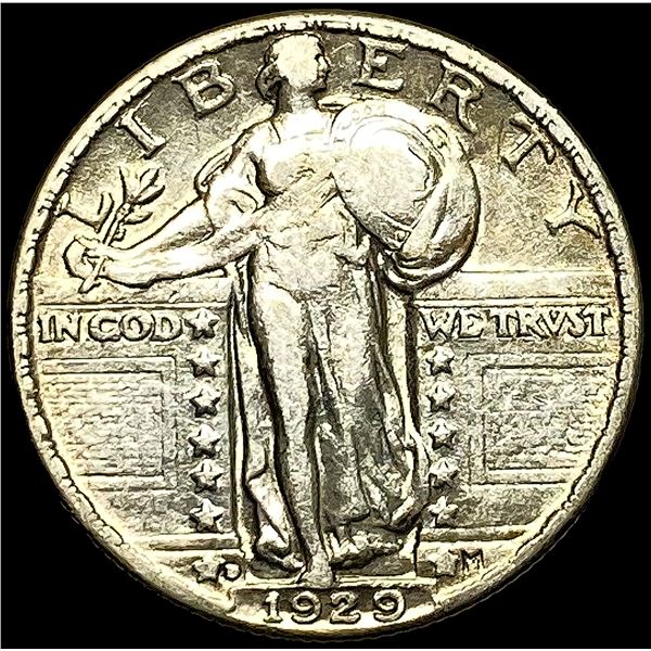 1929 Standing Liberty Silver Quarter CLOSELY UNCIRCULATED