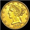 Image 1 : 1893 Liberty Head Half Eagle $5 Gold UNCIRCULATED