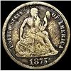 Image 1 : 1875 Silver Dime HIGH GRADE