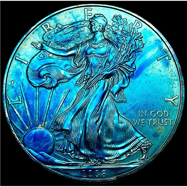 2008 1 oz Silver American Eagle $1 SUPERB GEM BU