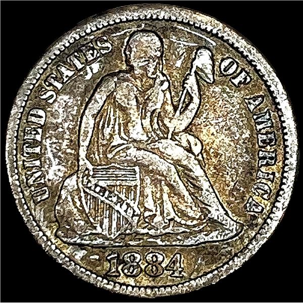 1884 Seated Liberty Dime HIGH GRADE