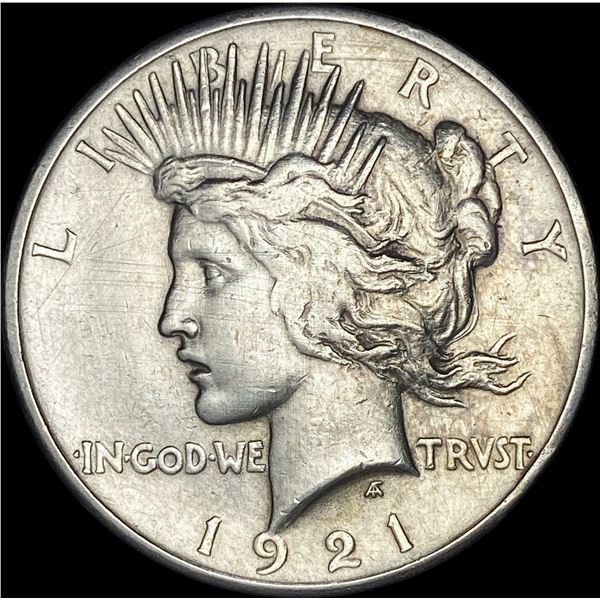 1921 Silver Peace Dollar CLOSELY UNCIRCULATED