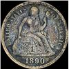Image 1 : 1890 Seated Liberty Dime HIGH GRADE