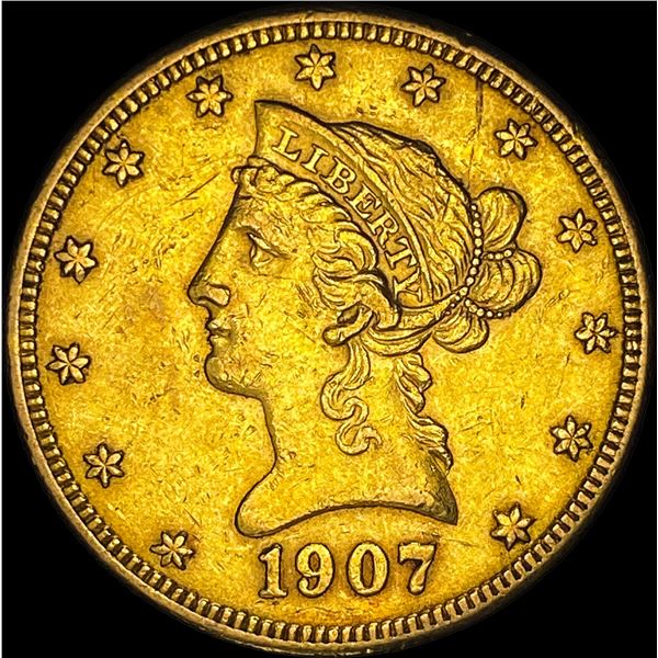 1907-S Gold $10 Liberty Head Eagle UNCIRCULATED