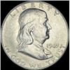 Image 1 : 1949-D Silver Half Dollar Franklin UNCIRCULATED