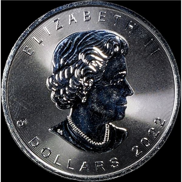 2023 Silver 5 Dollars Canada Maple Leaf SUPERB GEM BU