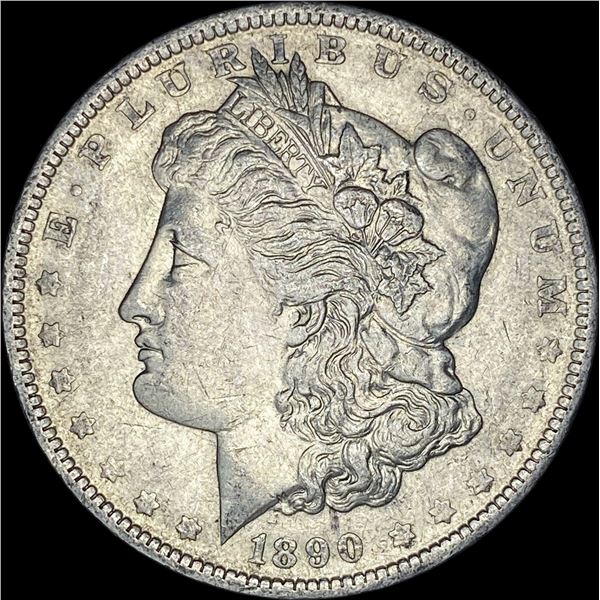 1890-CC Silver Morgan Dollar CLOSELY UNCIRCULATED