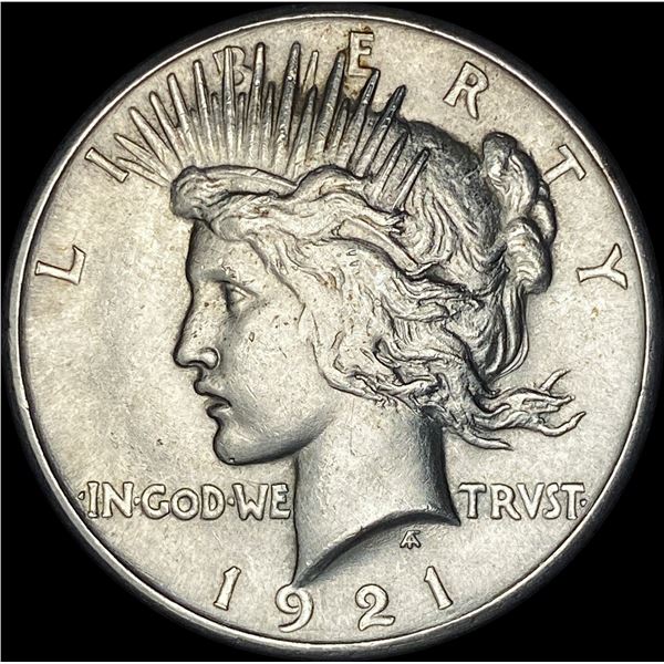1921 Silver Peace Dollar CLOSELY UNCIRCULATED