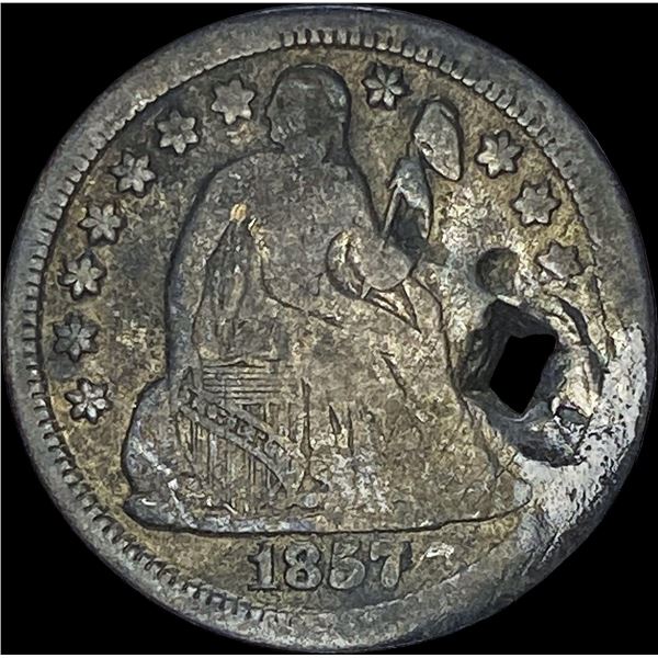 1857-O Silver Seated Liberty Dime HIGH GRADE