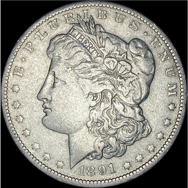 1891-S Silver Morgan Dollar CLOSELY UNCIRCULATED