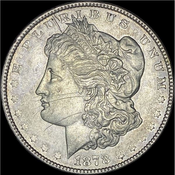 1878 Silver Morgan Dollar CLOSELY UNCIRCULATED
