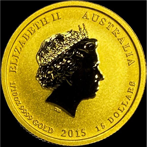 2015 Australia 1/10 oz Gold $15 Battle of Coral Sea GEM PROOF