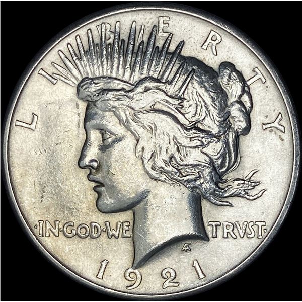 1921 Silver Peace Dollar CLOSELY UNCIRCULATED