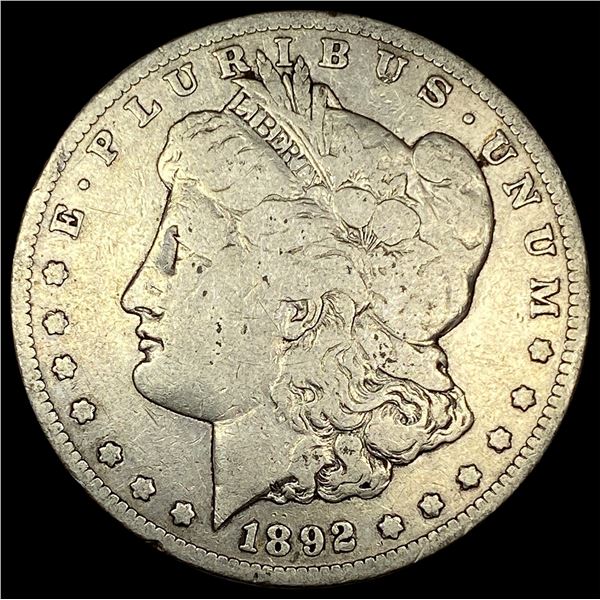 1892-S Silver Morgan Dollar NICELY CIRCULATED