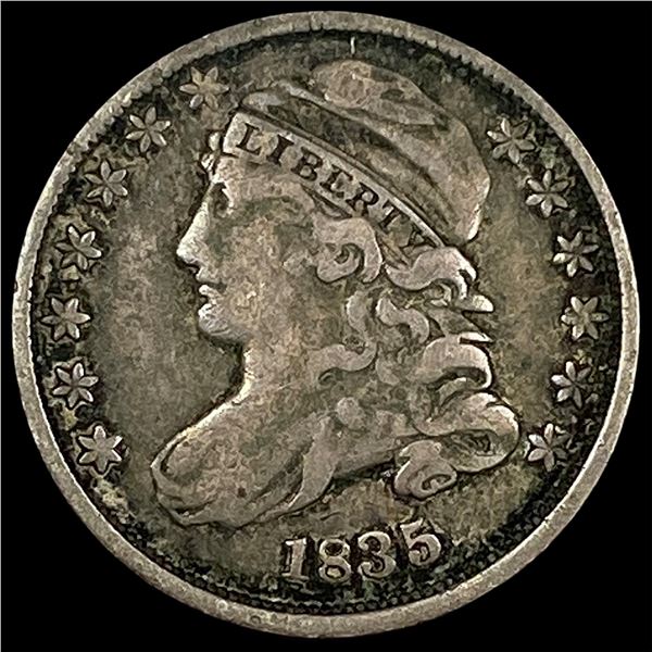 1835 Capped Bust Dime NICELY CIRCULATED