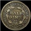 Image 2 : 1857-O Seated Liberty Half Dime NICELY CIRCULATED