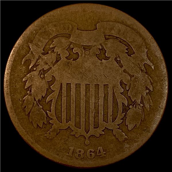 1864 Two-Cent Piece NICELY CIRCULATED