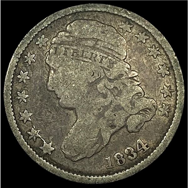 1834 Capped Bust Dime NICELY CIRCULATED
