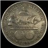 Image 2 : 1893 Silver Columbian Half Dollar LIGHTLY CIRCULATED