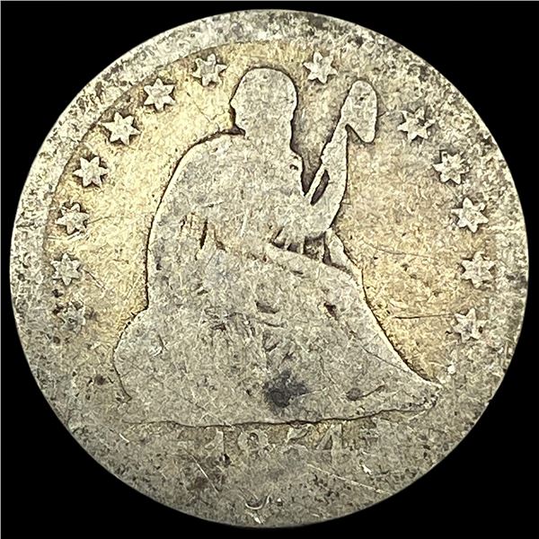 1844 Seated Liberty Quarter NICELY CIRCULATED