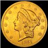 Image 1 : 1851 Liberty Head $20 Double Eagle CLOSELY UNCIRCULATED