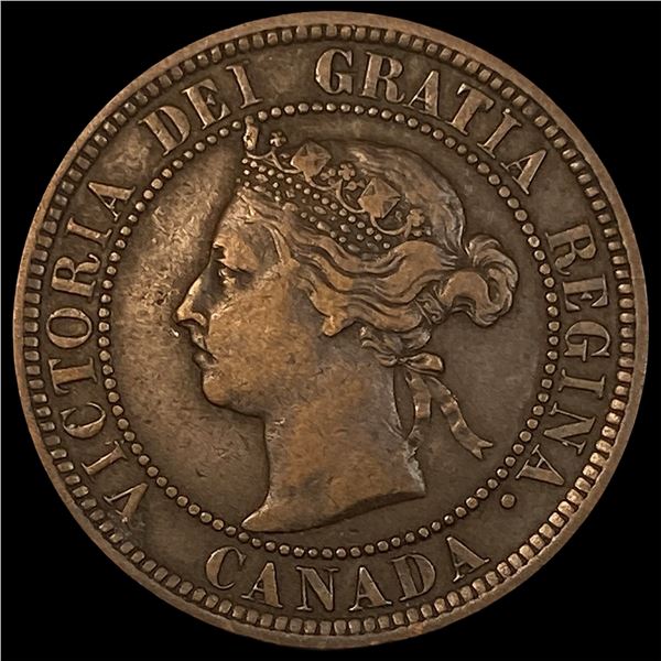 1887 Canada Bronze 1 Cent LIGHTLY CIRCULATED