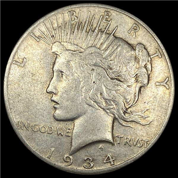 1934 Silver Peace Dollar LIGHTLY CIRCULATED