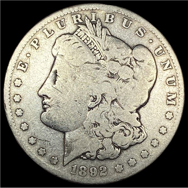 1892 Silver Morgan Dollar NICELY CIRCULATED