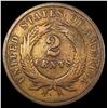 Image 2 : 1865 Bronze Two-Cent Piece NICELY CIRCULATED