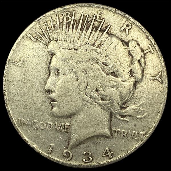 1934 Peace Silver Dollar LIGHTLY CIRCULATED