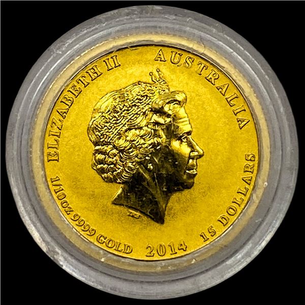2014 Australia 1/10 oz Gold $15 Battle of the Coral Sea GEM PROOF