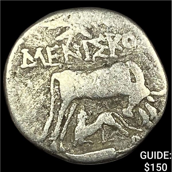260-167/98 BC Illyria Silver Drachm NEARLY UNCIRCULATED
