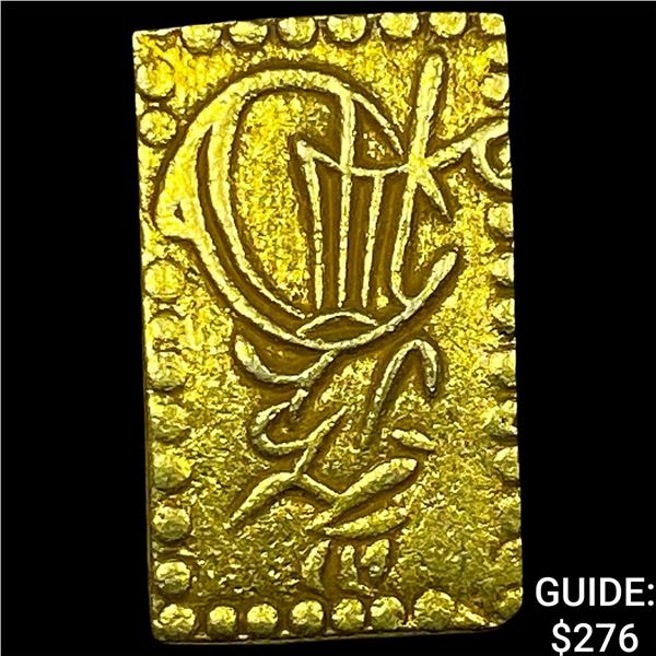 1868-1869 Japan .048oz Gold 2 Bu CLOSELY UNCIRCULATED