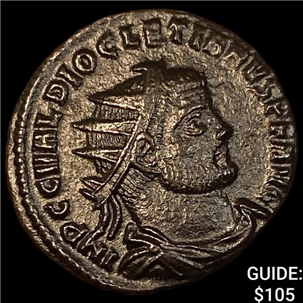Roman Diocletian 284-305 AD BI Nummus CHOICE AU
