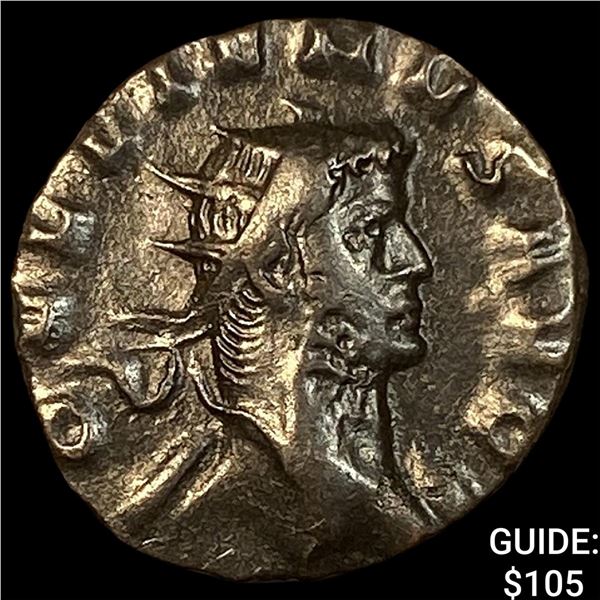 Roman Gallienus 253-268 BI Dbl Denarius CHOICE AU
