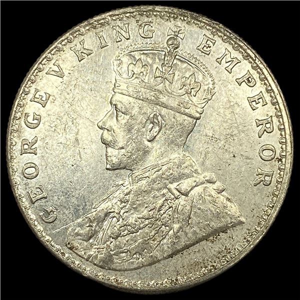 1919 British-India Silver Rupee UNCIRCULATED