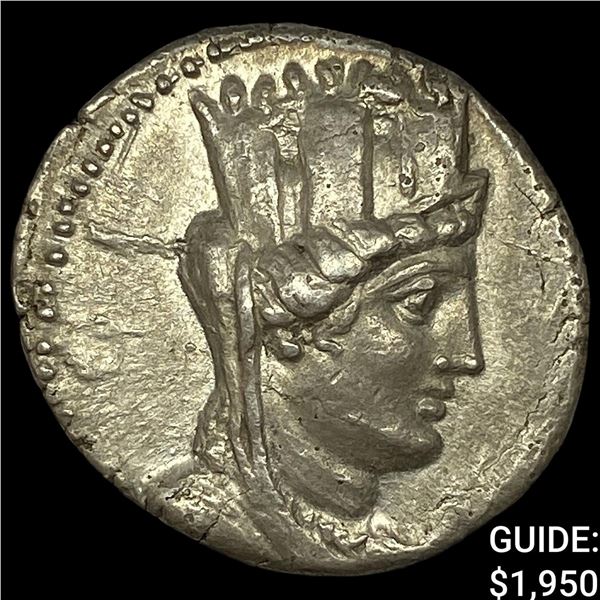 Phoenicia, Arados 138/7-44/3BC Silver Tetradrachm CLOSELY UNCIRCULATED
