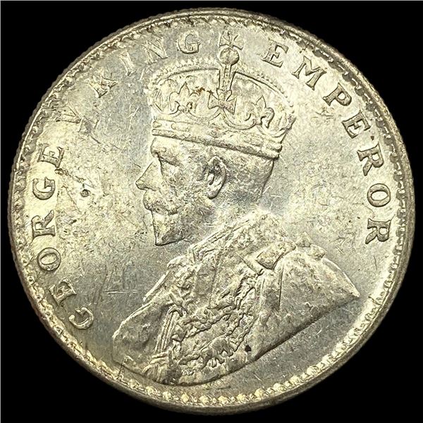 1919 British-India Silver Rupee UNCIRCULATED