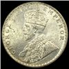 Image 1 : 1919 British-India Silver Rupee UNCIRCULATED