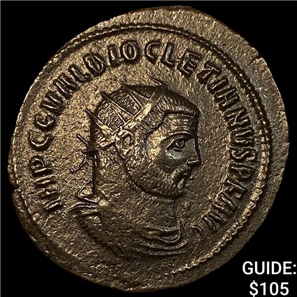 Roman Diocletian 284-305 AD BI Nummus CHOICE AU