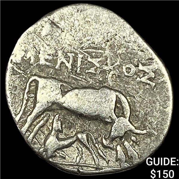 260-167/98 BC Illyria Silver Drachm NEARLY UNCIRCULATED