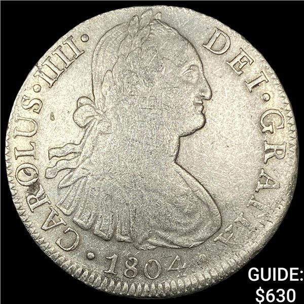 1804 Spanish Silver 8 Reales HIGH GRADE