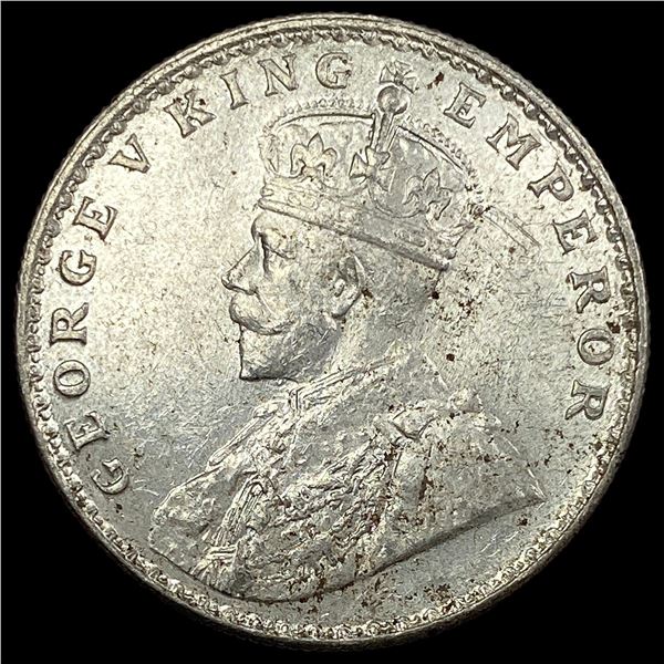 1919 British-India Silver Rupee UNCIRCULATED