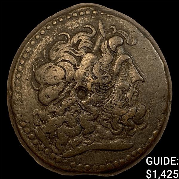 Ptolemy IV 222-220 BC Bronze Drachm CLOSELY UNCIRCULATED